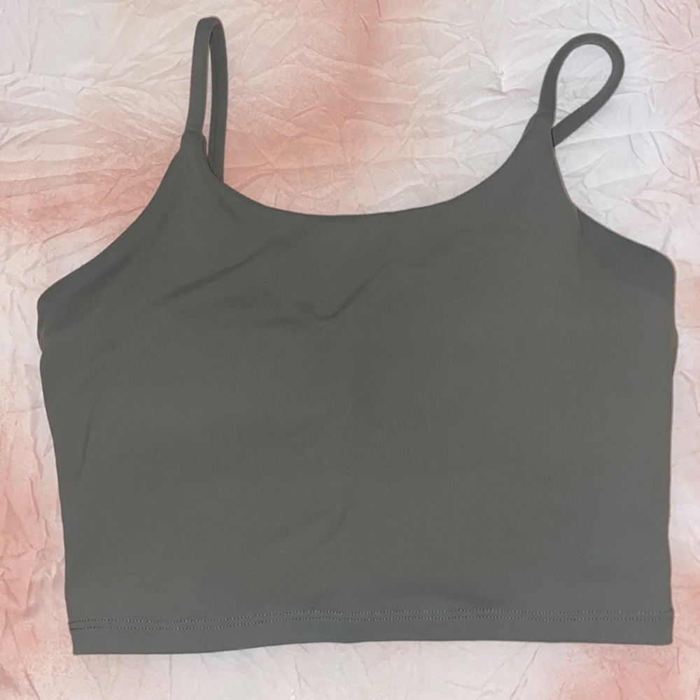 Workout tank top with padding